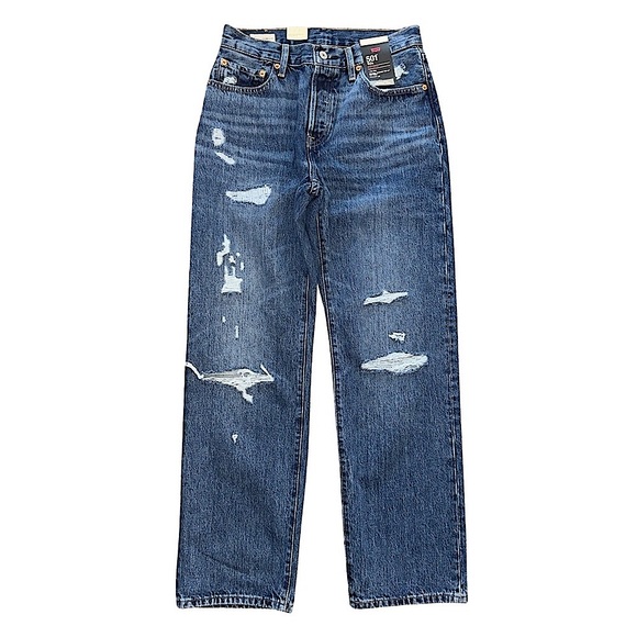 Levi's Denim - Levi's® Premium 501® ‘90S Women’s Jeans in Fever Pitch - Medium Wash